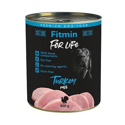 FITMIN for Life Indyk - mokra karma dla psa - 800 g FITMIN for Life Indyk - mokra karma dla psa - 800 g