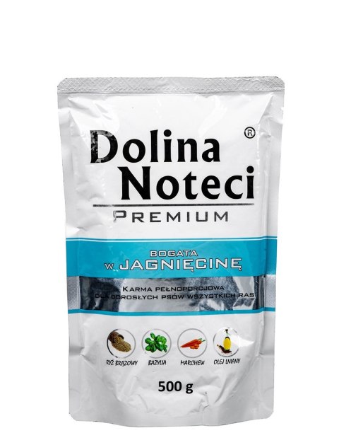 DOLINA NOTECI Premium bogata w jagnięcinę - mokra karma dla psa - 500 g DOLINA NOTECI Premium bogata w jagnięcinę - mokra karma dla psa - 500 g