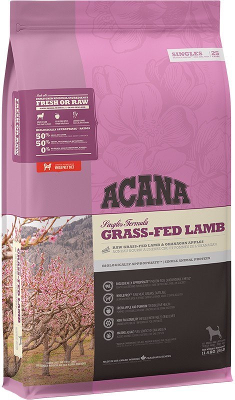 ACANA Singles Grass-fed Lamb - sucha karma dla psa - 11,4 kg ACANA Singles Grass-fed Lamb - sucha karma dla psa - 11,4 kg