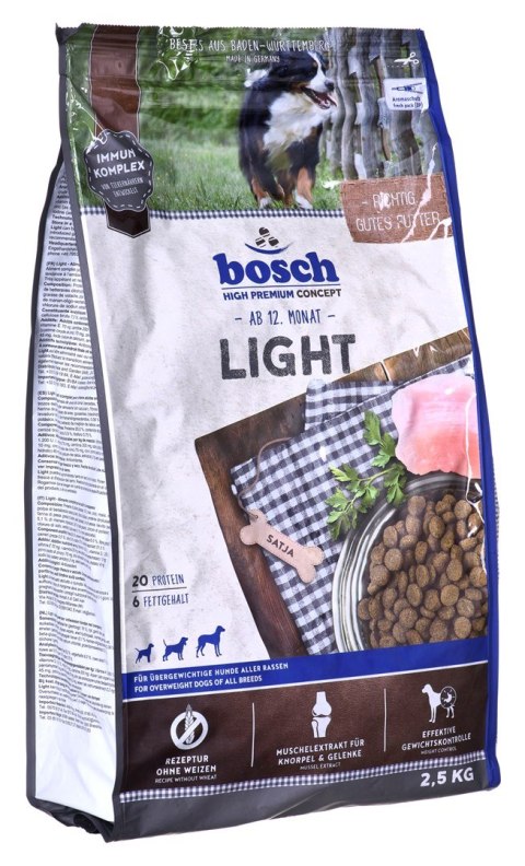 BOSCH Light - sucha karma dla psa - 2,5 kg BOSCH Light - sucha karma dla psa - 2,5 kg