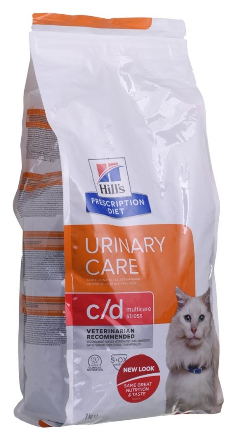 HILL'S Prescription Diet Urinary Care Feline c/d Multicare Stress Chicken - sucha karma dla kota - 3 kg HILL'S Prescription Diet Urinary Care Feline c/d Multicare Stress Chicken - sucha karma dla kota - 3 kg