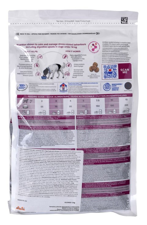 HILL'S Prescription Diet Mini i/d Stress Canine - sucha karma dla psa - 1 kg