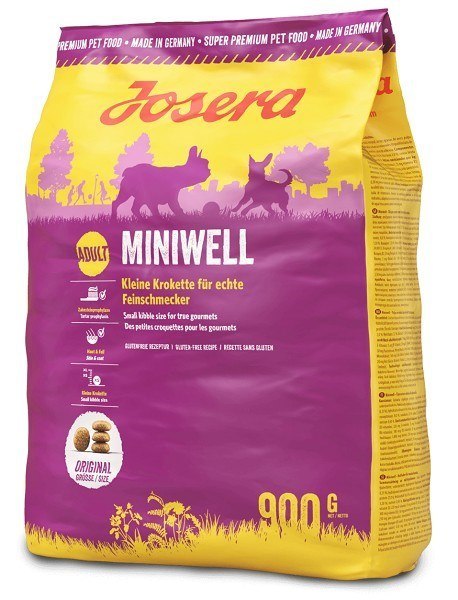 JOSERA Miniwell - sucha karma dla psów ras małych - 900 g JOSERA Miniwell - sucha karma dla psów ras małych - 900 g