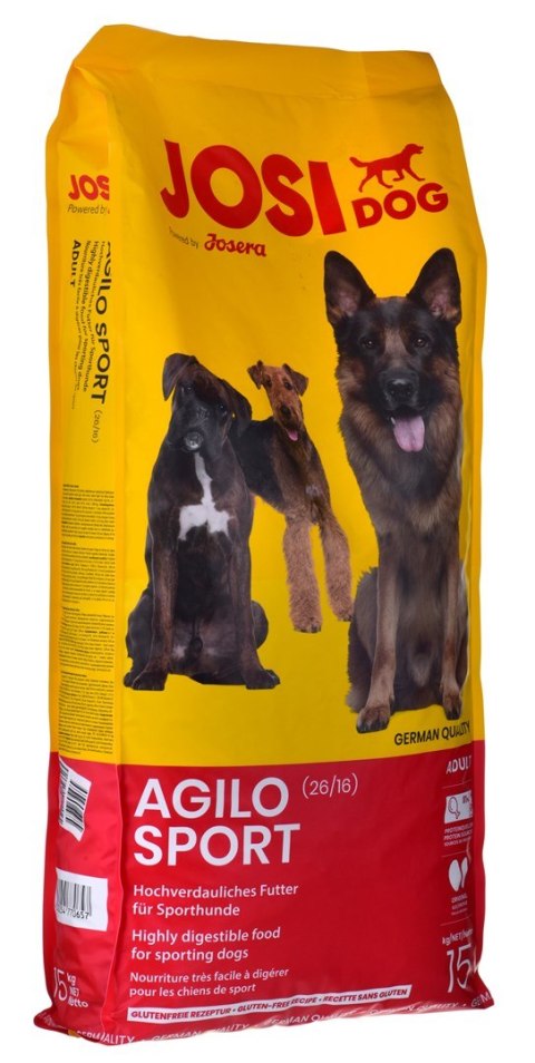 JOSERA JosiDog Agilo Sport - sucha karma dla psa - 15 kg JOSERA JosiDog Agilo Sport - sucha karma dla psa - 15 kg