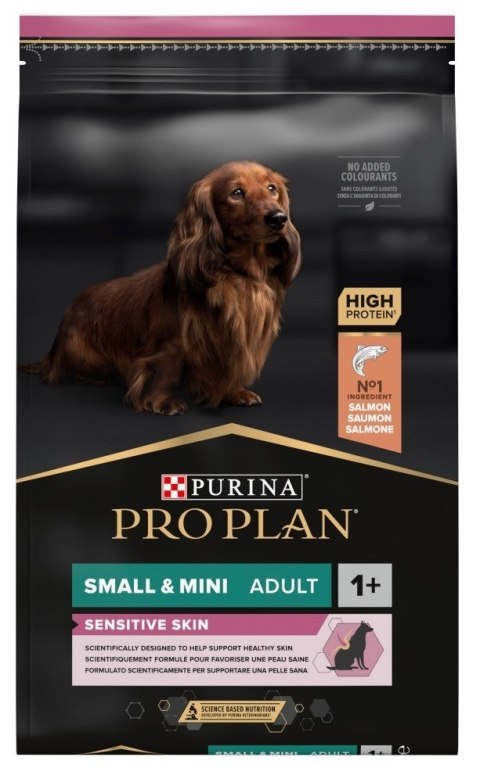 PURINA PRO PLAN Adult Small & Mini Sensitive Skin - sucha karma dla psa - 7kg PURINA PRO PLAN Adult Small & Mini Sensitive Skin - sucha karma dla psa - 7kg