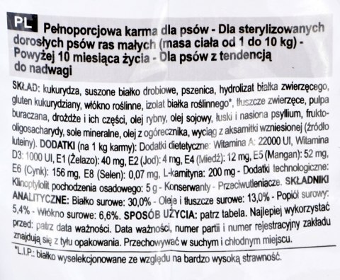 ROYAL CANIN Mini Sterilised - sucha karma dla psa - 1kg ROYAL CANIN Mini Sterilised - sucha karma dla psa - 1kg