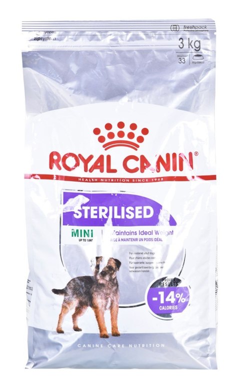 ROYAL CANIN CCN MINI STERILISED - sucha karma dla psa dorosłego - 3kg ROYAL CANIN CCN MINI STERILISED - sucha karma dla psa dorosłego - 3kg
