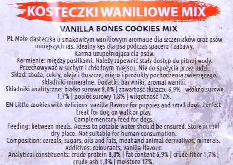 Maced Ciastka Kostka Wanilia Mix - przysmak dla psa - 1 kg Maced Ciastka Kostka Wanilia Mix - przysmak dla psa - 1 kg
