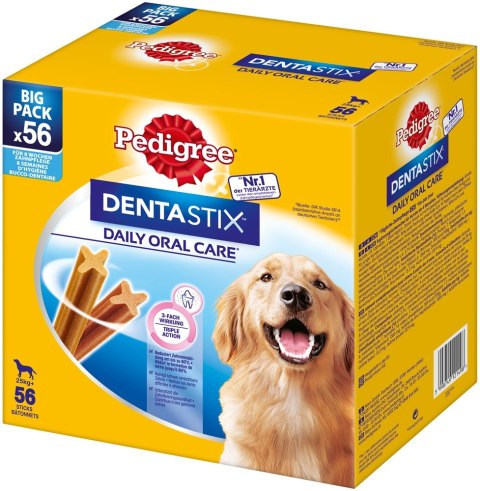 PEDIGREE Dentastix Maxi Big Pack 56 sztuk - przysmak dentystyczny dla psów ras dużych - 8x270 g PEDIGREE Dentastix Maxi Big Pack 56 sztuk - przysmak dentystyczny dla psów ras dużych - 8x270 g