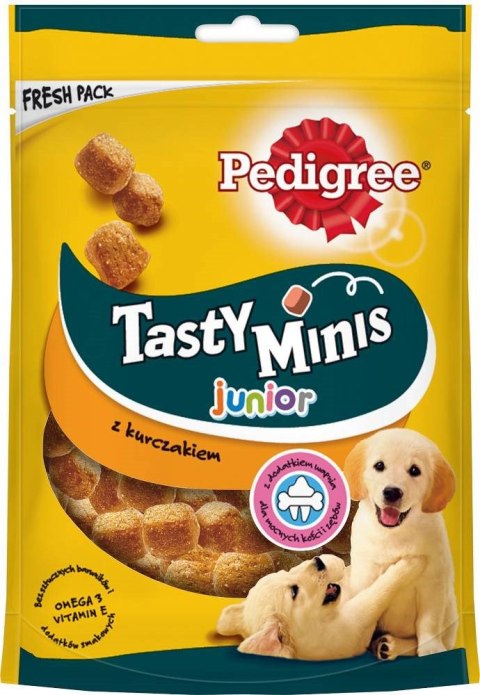 PEDIGREE Tasty Minis Junior z kurczakiem - przysmak dla psa - 125 g PEDIGREE Tasty Minis Junior z kurczakiem - przysmak dla psa - 125 g