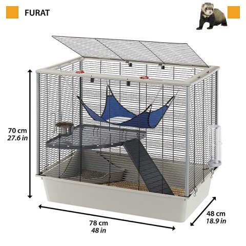 FERPLAST Furet Plus - klatka dla fretki Furet Plus FERPLAST Furet Plus - klatka dla fretki Furet Plus