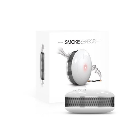 FIBARO Czujnik dymu Smoke Sensor FGSD-002 (wewnętrzny; Z-Wave; kolor biały) FIBARO Czujnik dymu Smoke Sensor FGSD-002 (wewnętrzny; Z-Wave; kolor biały)