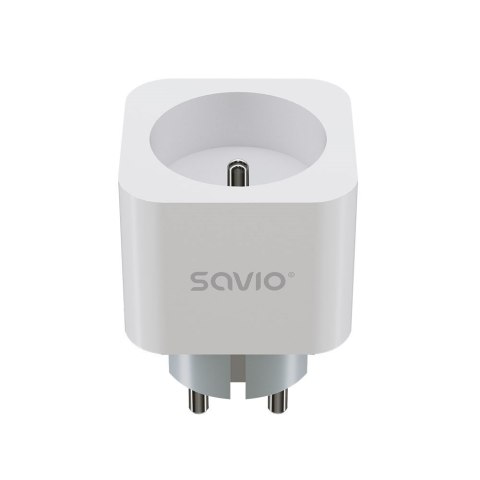 SAVIO INTELIGENTNE GNIAZDKO WI-FI, 16A, TIMER, POMIAR ZUŻYCIA ENERGII, AS-01 SAVIO INTELIGENTNE GNIAZDKO WI-FI, 16A, TIMER, POMIAR ZUŻYCIA ENERGII, AS-01