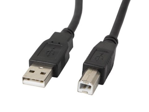 Kabel Lanberg CA-USBA-10CC-0050-BK (USB 2.0 M - USB 2.0 typu B M; 5m; kolor czarny) Kabel Lanberg CA-USBA-10CC-0050-BK (USB 2.0 M - USB 2.0 typu B M; 5m; kolor czarny)