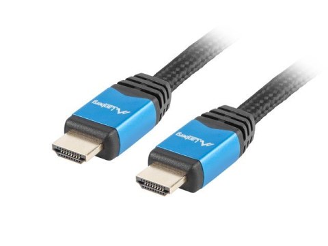 Kabel Lanberg Premium CA-HDMI-20CU-0030-BL (HDMI M - HDMI M; 3m; kolor czarny) Kabel Lanberg Premium CA-HDMI-20CU-0030-BL (HDMI M - HDMI M; 3m; kolor czarny)
