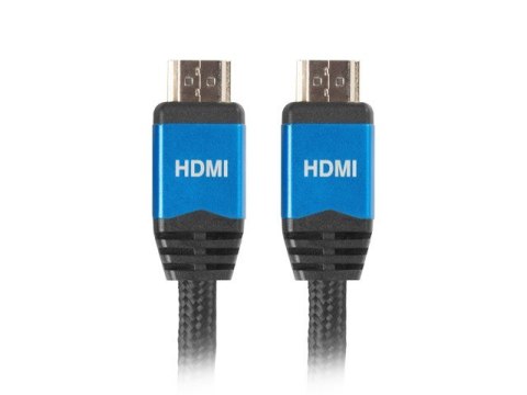 Kabel Lanberg Premium CA-HDMI-20CU-0030-BL (HDMI M - HDMI M; 3m; kolor czarny) Kabel Lanberg Premium CA-HDMI-20CU-0030-BL (HDMI M - HDMI M; 3m; kolor czarny)