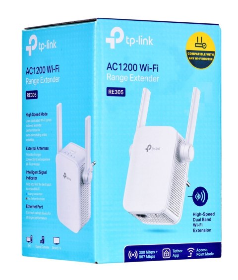Wzmacniacz sieciowa TP-LINK RE305 Wzmacniacz sieciowa TP-LINK RE305