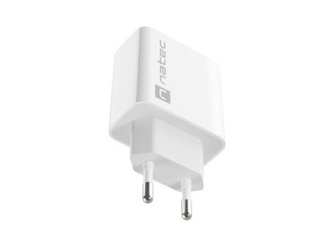 NATEC ŁADOWARKA SIECIOWA RIBERA USB-A + USB-C 20W POWER DELIVERY BIAŁA NUC-2061 NATEC ŁADOWARKA SIECIOWA RIBERA USB-A + USB-C 20W POWER DELIVERY BIAŁA NUC-2061