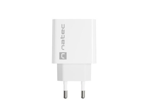 NATEC ŁADOWARKA SIECIOWA RIBERA USB-A + USB-C 20W POWER DELIVERY BIAŁA NUC-2061 NATEC ŁADOWARKA SIECIOWA RIBERA USB-A + USB-C 20W POWER DELIVERY BIAŁA NUC-2061