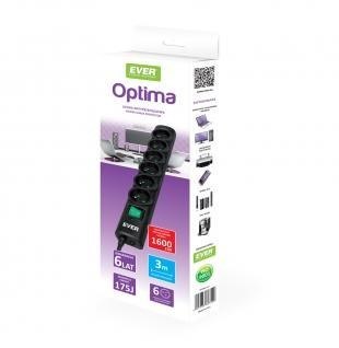 Listwa antyprzepięciowa EVER OPTIMA 3,0m (T/LZ08-OPT030/0000) Listwa antyprzepięciowa EVER OPTIMA 3,0m (T/LZ08-OPT030/0000)