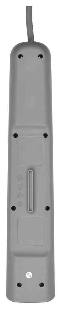 Listwa zasilająca Belkin Power Surge 4-PORT + 2xUSB-A 2m Grey/White Schuko Listwa zasilająca Belkin Power Surge 4-PORT + 2xUSB-A 2m Grey/White Schuko