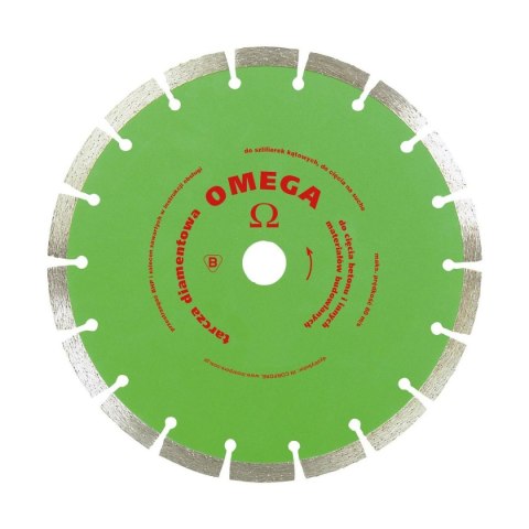 TARCZA DIAMENTOWA 125x22,2mm SEGMENTOWA STANDARD OMEGA IN CORPORE