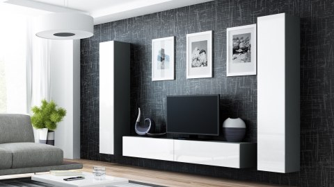 Zestaw VIGO 4 szary/biały połysk Zestaw VIGO 4 szary/biały połysk