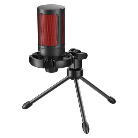 SAVIO MIKROFON GAMINGOWY NA TRÓJNOGU Z PODŚWIETLENIEM SONAR PRO 01, USB, KOSZYK ANTYWSTRZĄSOWY SAVIO MIKROFON GAMINGOWY NA TRÓJNOGU Z PODŚWIETLENIEM SONAR PRO 01, USB, KOSZYK ANTYWSTRZĄSOWY