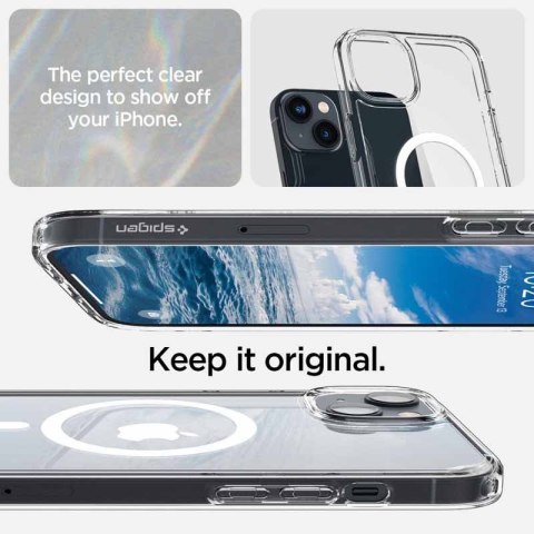 Spigen Ultra Hybrid Mag MagSafe - Etui do iPhone 14 (Biały) Spigen Ultra Hybrid Mag MagSafe - Etui do iPhone 14 (Biały)