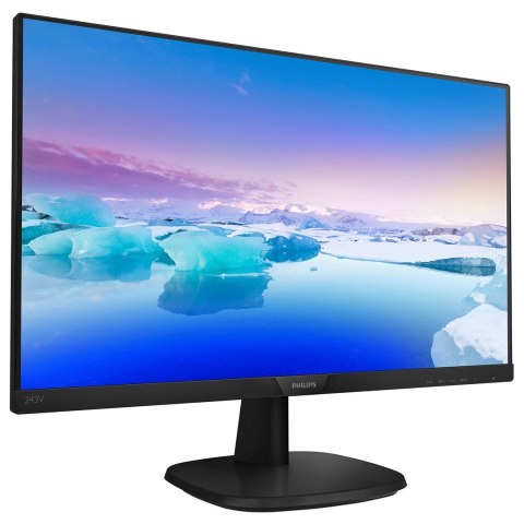 Monitor Philips 243V7QJABF/00 (23,8"; IPS/PLS; FullHD 1920x1080; DisplayPort, HDMI, VGA; kolor czarny) Monitor Philips 243V7QJABF/00 (23,8"; IPS/PLS; FullHD 1920x1080; DisplayPort, HDMI, VGA; kolor czarny)