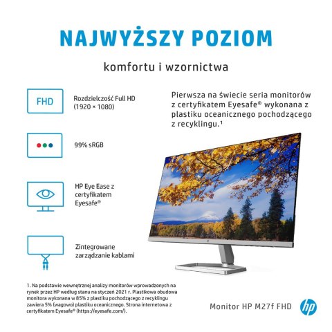 MONITOR HP LED, IPS 27" M27f (2G3D3E9) MONITOR HP LED, IPS 27" M27f (2G3D3E9)