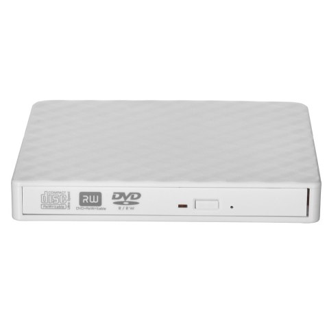 Zewnętrzny napęd optyczny DVD KRUX BIAŁY Zewnętrzny napęd optyczny DVD KRUX BIAŁY