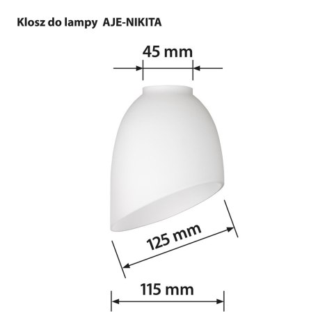 Klosz do lampy NIKITA Klosz do lampy NIKITA