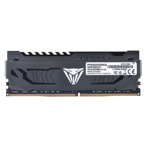 PATRIOT VIPER STEEL DDR4 32GB 3200MHz CL16 PATRIOT VIPER STEEL DDR4 32GB 3200MHz CL16