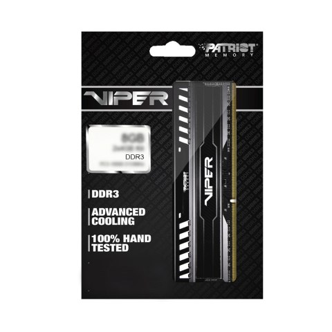 Pamięć Patriot Memory Viper 3 PV38G160C9K (DDR3 DIMM; 2 x 4 GB; 1600 MHz; CL9) Pamięć Patriot Memory Viper 3 PV38G160C9K (DDR3 DIMM; 2 x 4 GB; 1600 MHz; CL9)