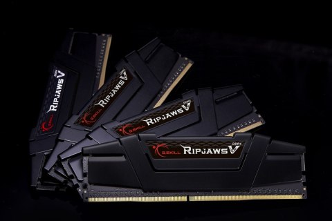 Zestaw pamięci G.SKILL RipjawsV F4-3200C16Q-32GVKB (DDR4 DIMM; 4 x 8 GB; 3200 MHz; CL16) Zestaw pamięci G.SKILL RipjawsV F4-3200C16Q-32GVKB (DDR4 DIMM; 4 x 8 GB; 3200 MHz; CL16)