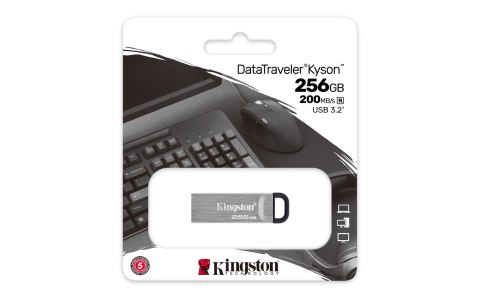 KINGSTON FLASH Kyson 256GB USB3.2 Gen 1 KINGSTON FLASH Kyson 256GB USB3.2 Gen 1