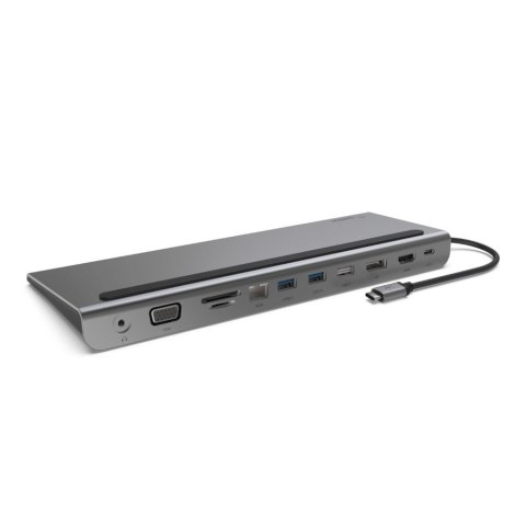 Hub Belkin Connect USB-C 11-in-1 Multiport Dock 1x4k HDMI/1xDisplayPort/1xVGA/3xUSB-A/1xUSB-C PD/1xRJ45 Gigabit/1xSD Card reader Hub Belkin Connect USB-C 11-in-1 Multiport Dock 1x4k HDMI/1xDisplayPort/1xVGA/3xUSB-A/1xUSB-C PD/1xRJ45 Gigabit/1xSD Card reader