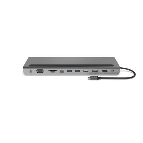 Hub Belkin Connect USB-C 11-in-1 Multiport Dock 1x4k HDMI/1xDisplayPort/1xVGA/3xUSB-A/1xUSB-C PD/1xRJ45 Gigabit/1xSD Card reader Hub Belkin Connect USB-C 11-in-1 Multiport Dock 1x4k HDMI/1xDisplayPort/1xVGA/3xUSB-A/1xUSB-C PD/1xRJ45 Gigabit/1xSD Card reader