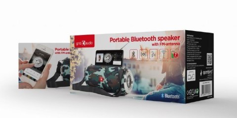 GEMBIRD PRZENOŚNY GŁOŚNIK BLUETOOTH SPK-BT-17-CM FM-RADIO, WBUDOWANY MIKROFON, WZÓR MORO, USB, AUX, MICROSD GEMBIRD PRZENOŚNY GŁOŚNIK BLUETOOTH SPK-BT-17-CM FM-RADIO, WBUDOWANY MIKROFON, WZÓR MORO, USB, AUX, MICROSD