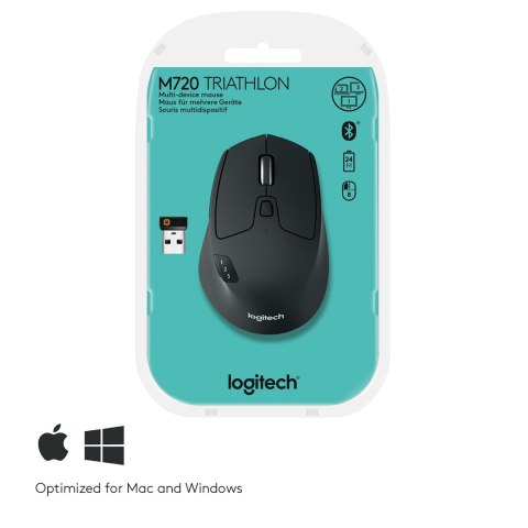 Mysz Logitech M720 TRIATHLON 910-004791 (optyczna; 1000 DPI; kolor czarny) Mysz Logitech M720 TRIATHLON 910-004791 (optyczna; 1000 DPI; kolor czarny)