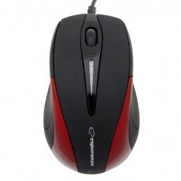 Mysz Esperanza Sirius EM102R (optyczna; 800 DPI; kolor czarny) Mysz Esperanza Sirius EM102R (optyczna; 800 DPI; kolor czarny)