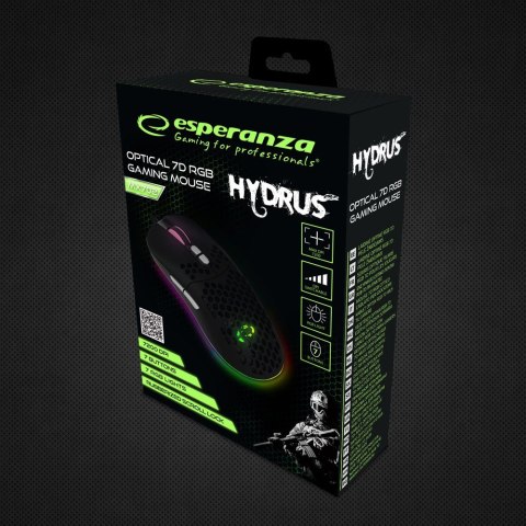 ESPERANZA MYSZ PRZEWODOWA 7D DLA GRACZY HYDRUS EGM702 ESPERANZA MYSZ PRZEWODOWA 7D DLA GRACZY HYDRUS EGM702