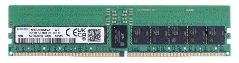 Samsung RDIMM 32GB DDR5 1Rx4 4800MHz PC5-38400 ECC REGISTERED M321R4GA0BB0-CQK Samsung RDIMM 32GB DDR5 1Rx4 4800MHz PC5-38400 ECC REGISTERED M321R4GA0BB0-CQK