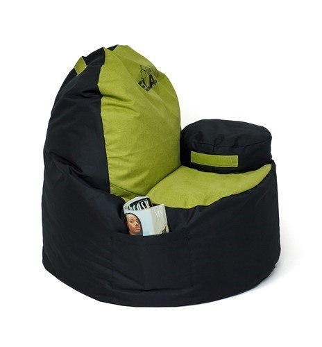 Pufa worek sako COFFEE czarny-oliwka XXL 120x80 Pufa worek sako COFFEE czarny-oliwka XXL 120x80