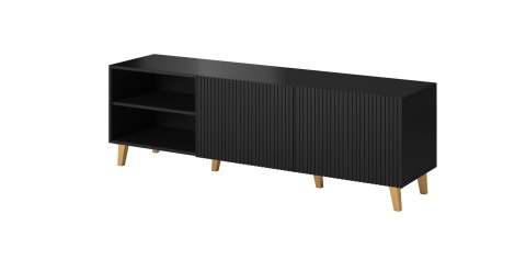 Szafka RTV PAFOS 150x40x52 czarny mat Szafka RTV PAFOS 150x40x52 czarny mat