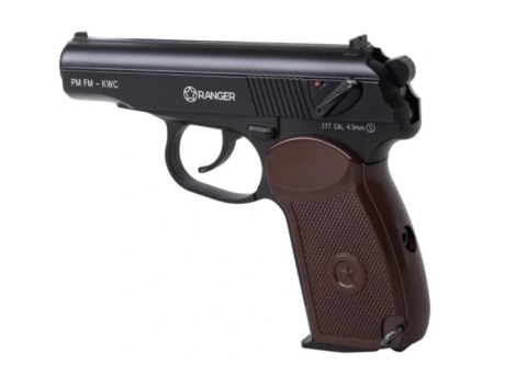 Wiatrówka pistolet RANGER PM FM KWC kal. 4,5 BBs 18 strz. FULL METAL CO2 (AAKCMD441AZB) Wiatrówka pistolet RANGER PM FM KWC kal. 4,5 BBs 18 strz. FULL METAL CO2 (AAKCMD441AZB)