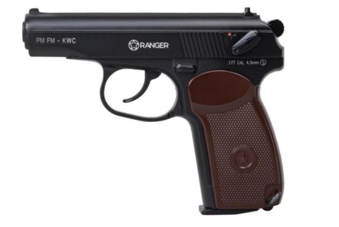 Wiatrówka pistolet RANGER PM FM KWC kal. 4,5 BBs 18 strz. FULL METAL CO2 (AAKCMD441AZB) Wiatrówka pistolet RANGER PM FM KWC kal. 4,5 BBs 18 strz. FULL METAL CO2 (AAKCMD441AZB)