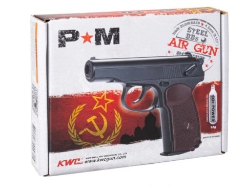 Wiatrówka pistolet RANGER PM FM KWC kal. 4,5 BBs 18 strz. FULL METAL CO2 (AAKCMD441AZB) Wiatrówka pistolet RANGER PM FM KWC kal. 4,5 BBs 18 strz. FULL METAL CO2 (AAKCMD441AZB)