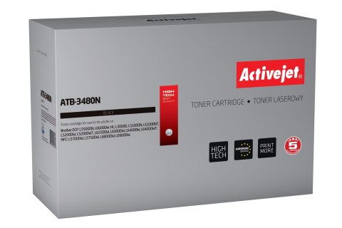 Activejet ATB-3480N Toner (zamiennik Brother TN-3480; Supreme; 8000 stron; czarny) Activejet ATB-3480N Toner (zamiennik Brother TN-3480; Supreme; 8000 stron; czarny)